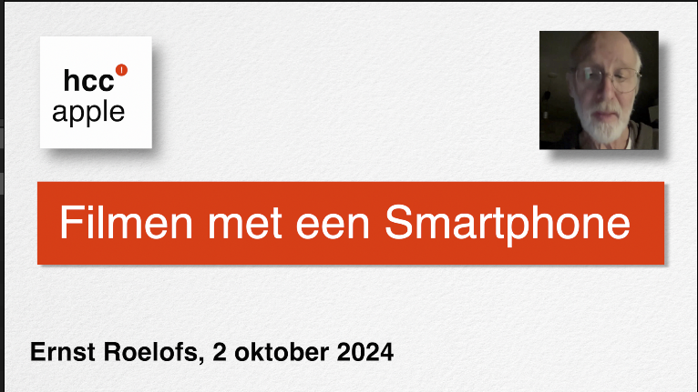 Filmen met een Smartphone